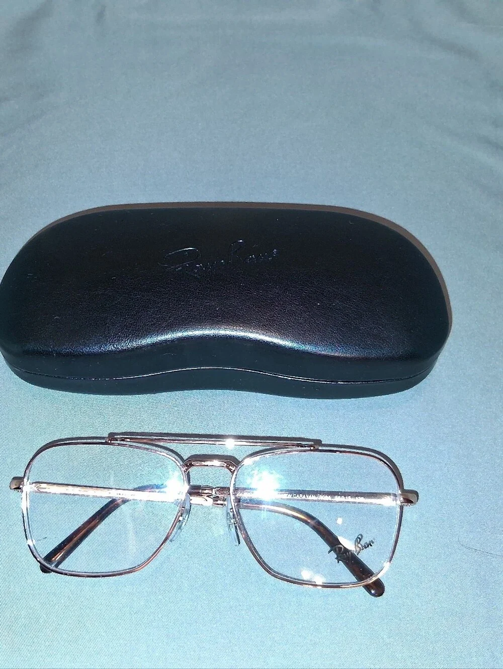 Ray Ban Rose Gold Metal Glasses Frames NWOT